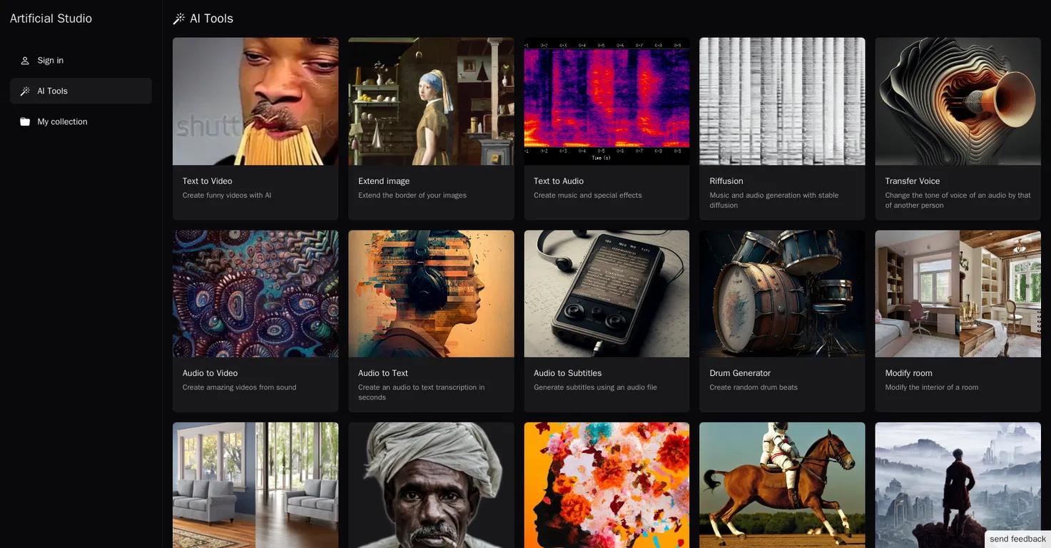 Artificial Studio cover