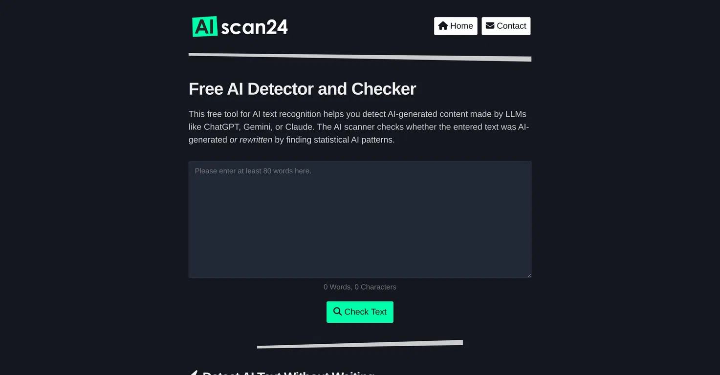 AIScan24 AI Detector