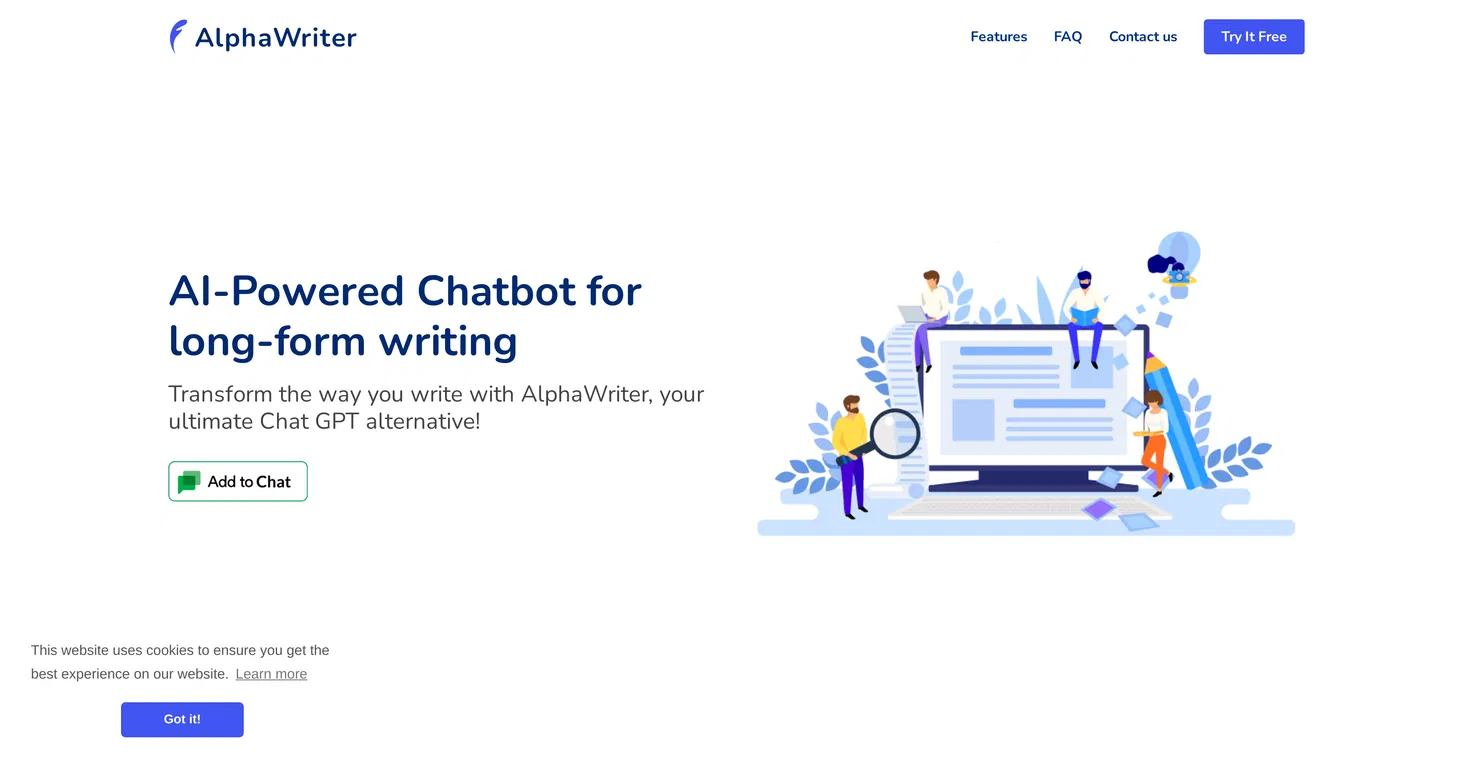 AlphaWriter AI Tool