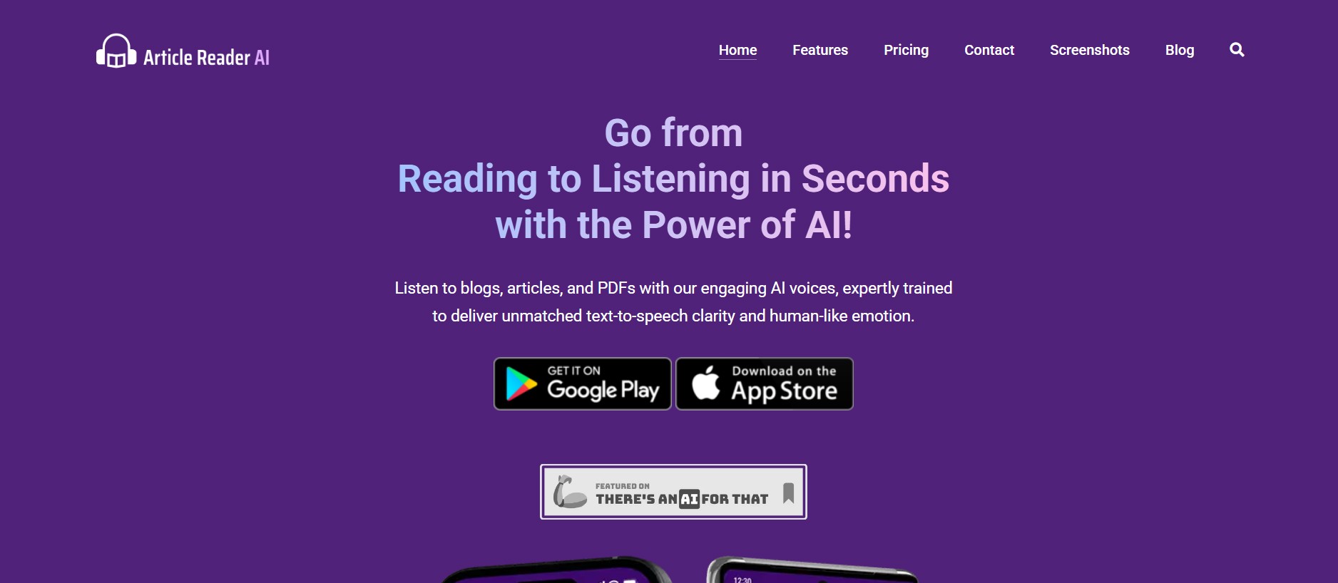 Article Reader AI App