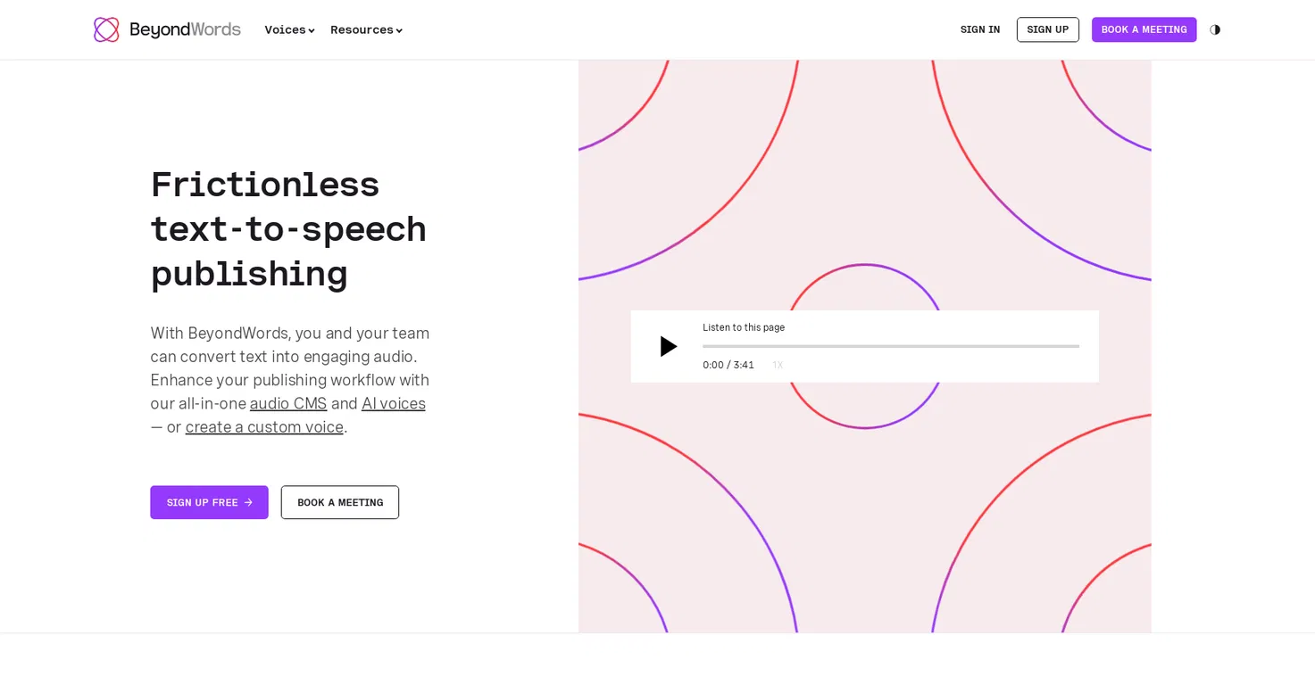 BeyondWords AI Text-to-Speech