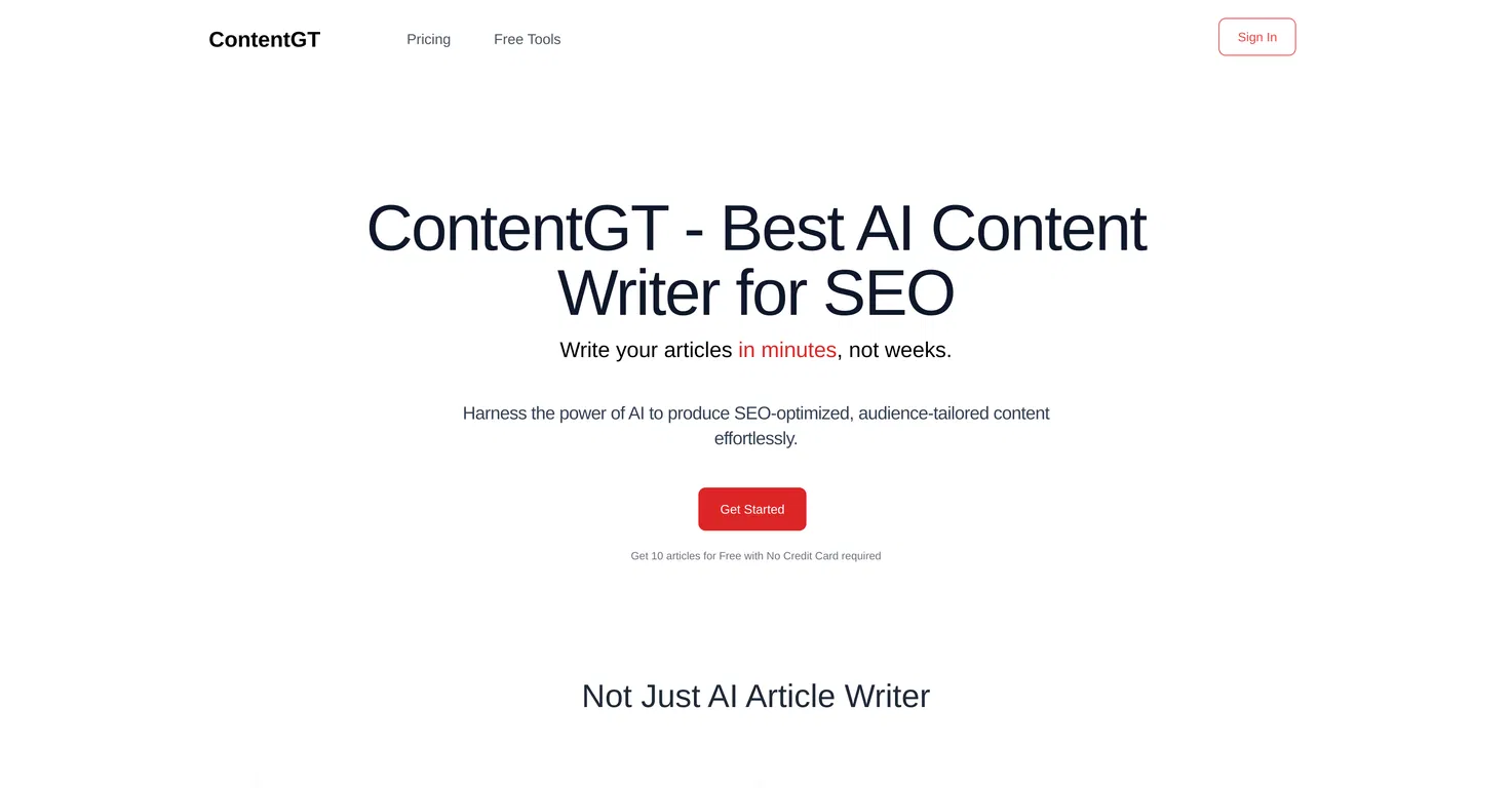ContentGT AI Content Writer