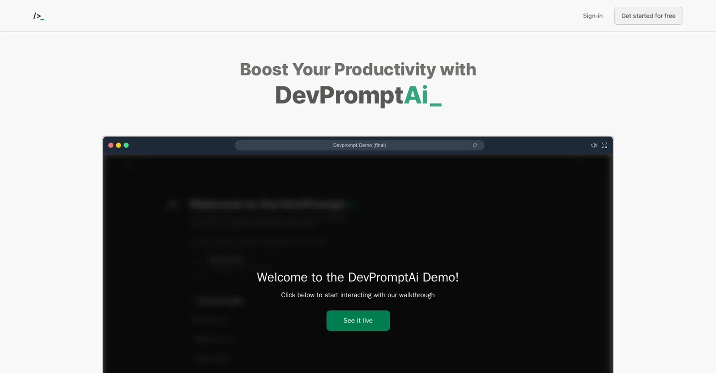 DevPrompt cover