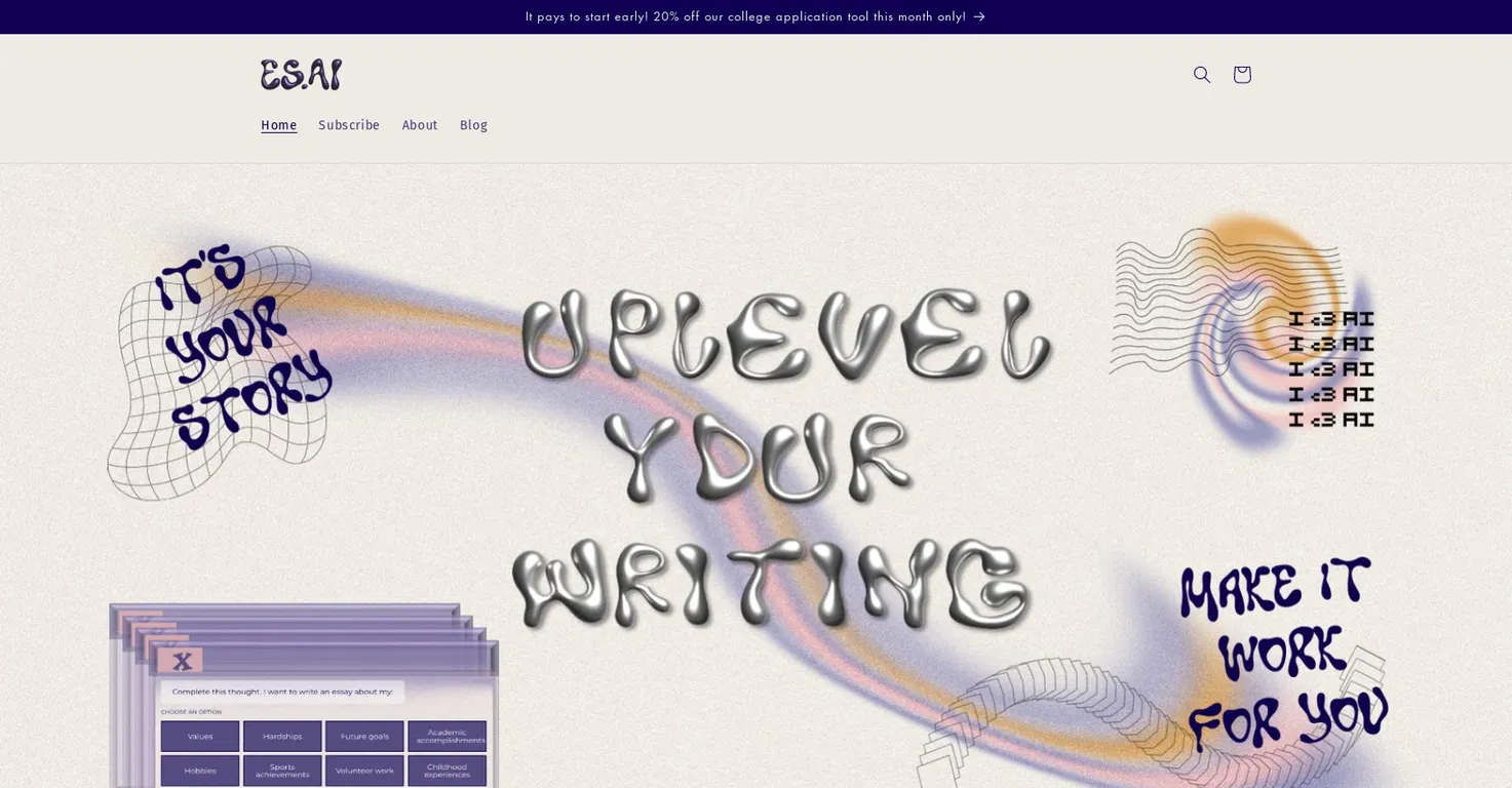 ES.AI College Application AI Tool