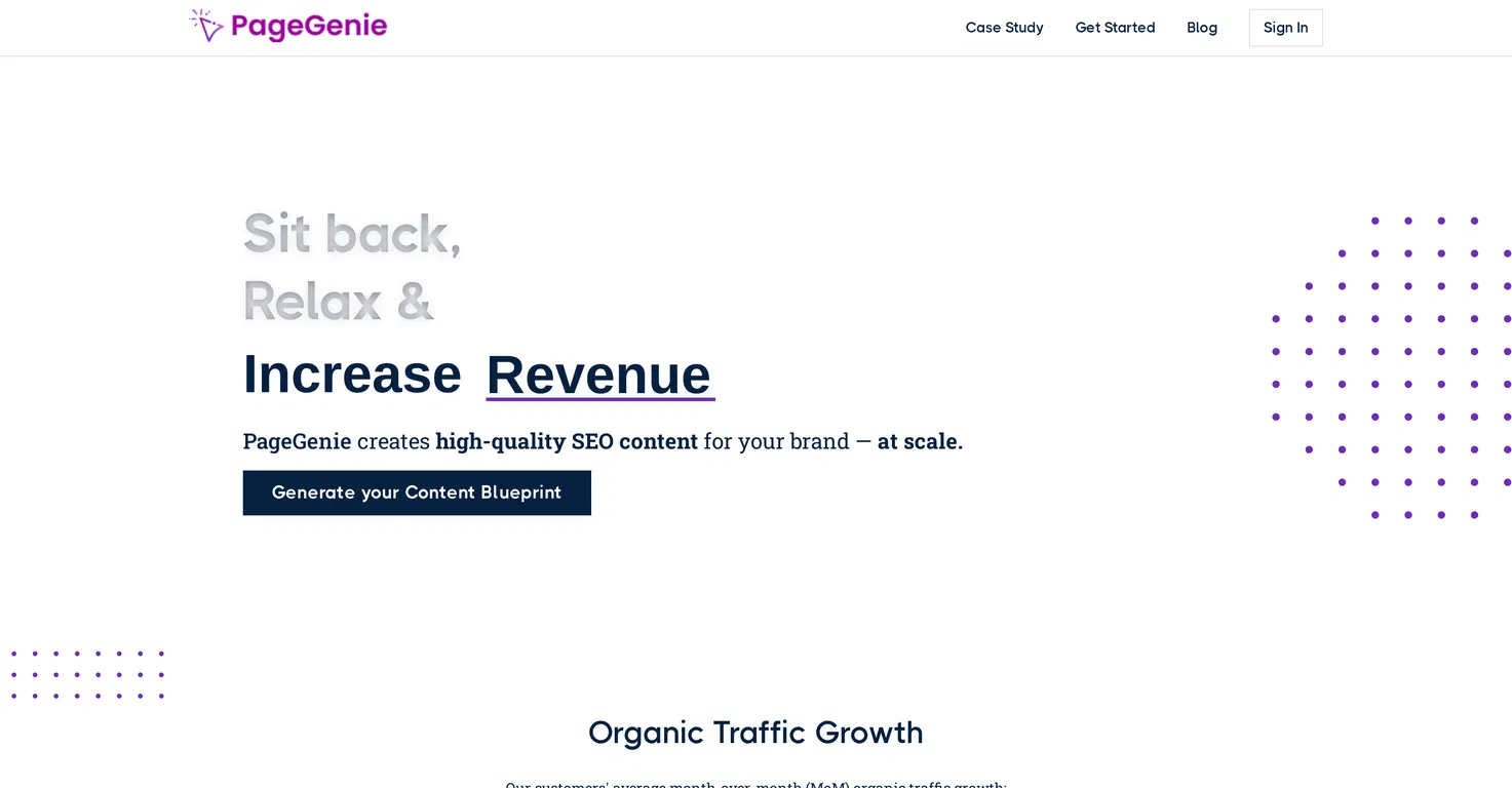 PageGenie AI Landing Page & SEO Generator