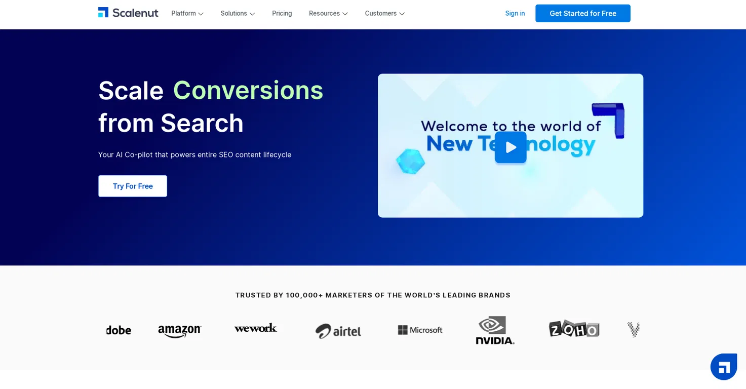 Scalenut AI Content & SEO Platform