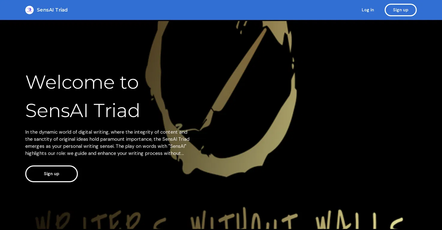 SensAI Triad Writing Tool