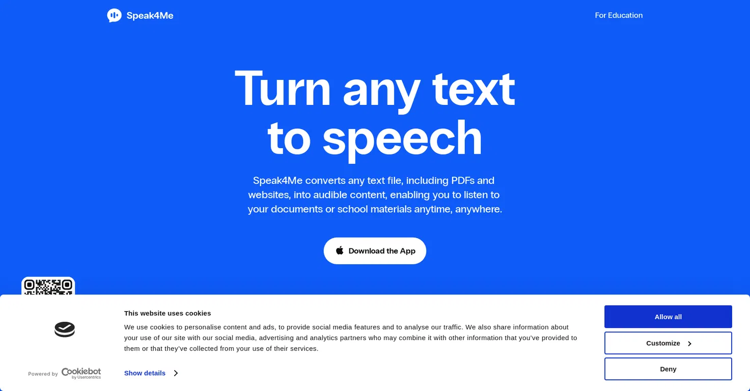 Speak4me TTS App