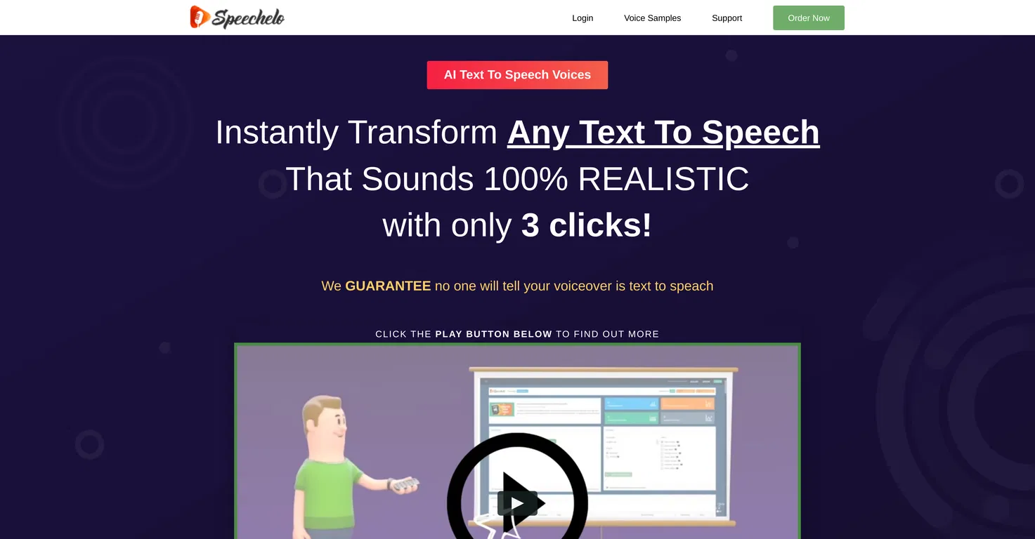 Speechelo AI Voiceover Software