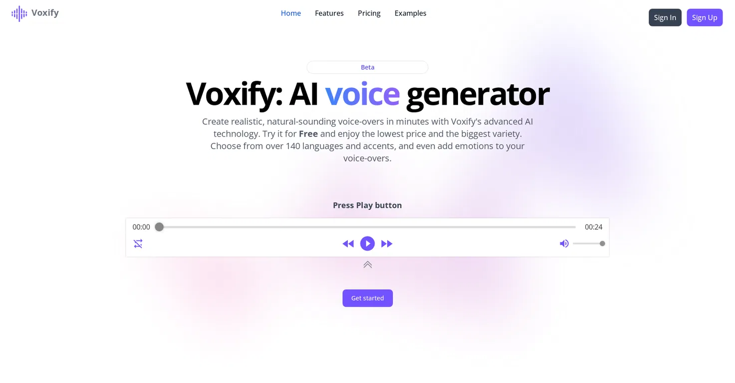 Voxify AI Voice Generator