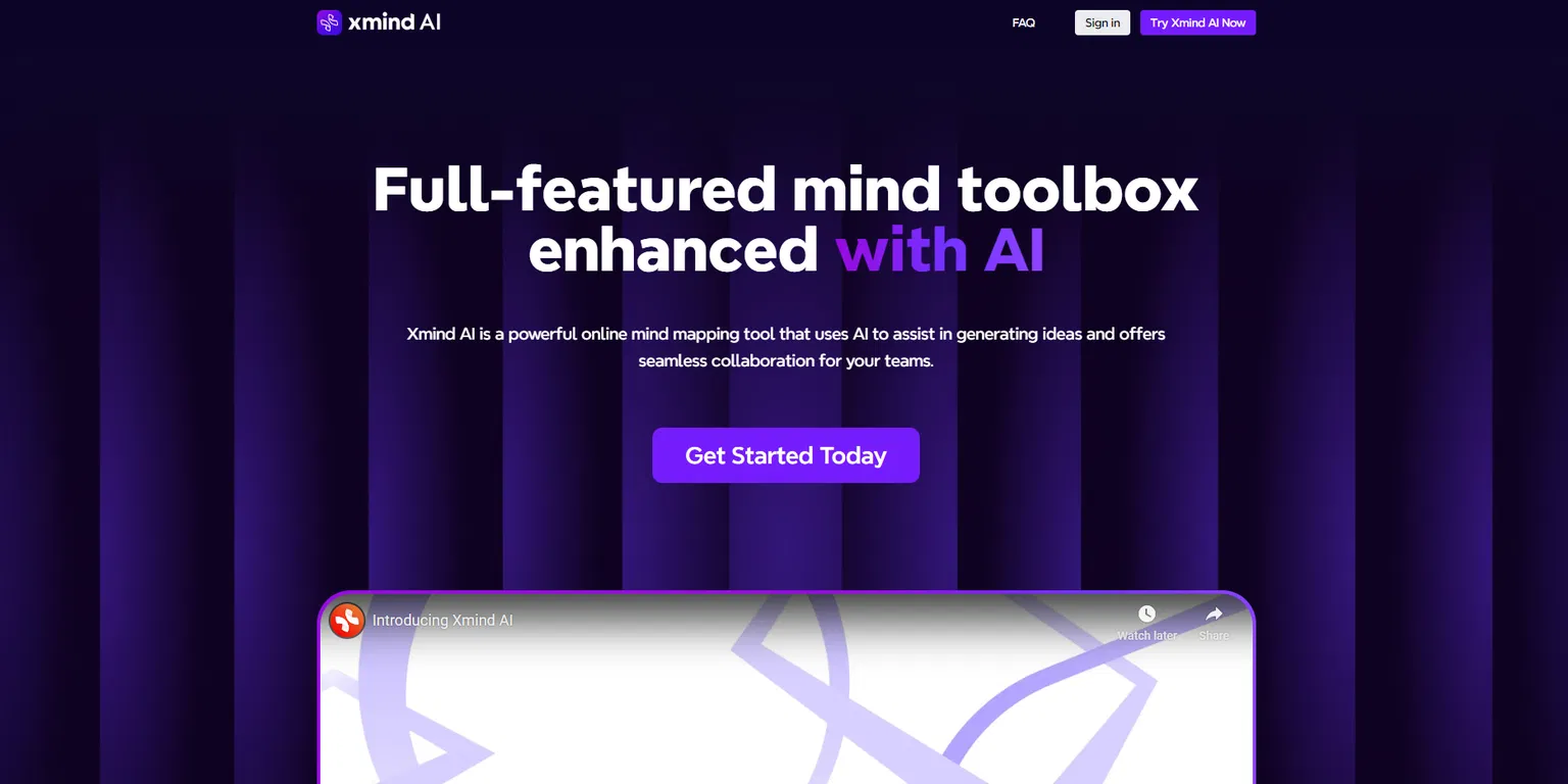 Xmind.ai Mind Mapping Tool